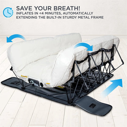 Ivation EZ-Bed 10 in Portable Air Beds with Built-in Pump, Full