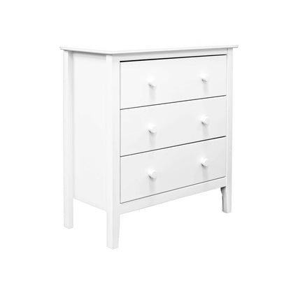 Adeptus Solid Wood Easy Pieces 4 Drawer Chest of Drawers - White