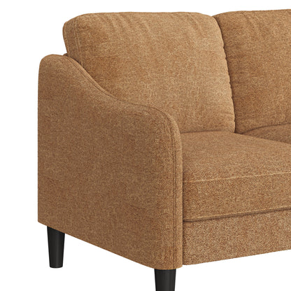 Mainstays Westley Swoop Arm Sofa, Burnt Orange