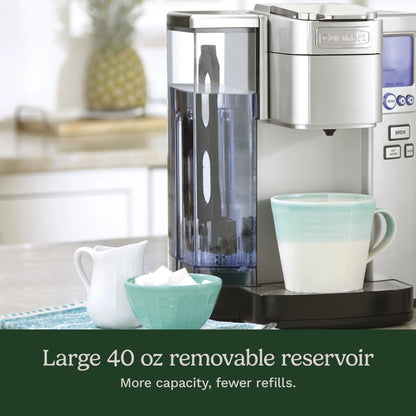 Cuisinart Premium Single Serve  Brewer + Hot Water Coffee-Maker Combo