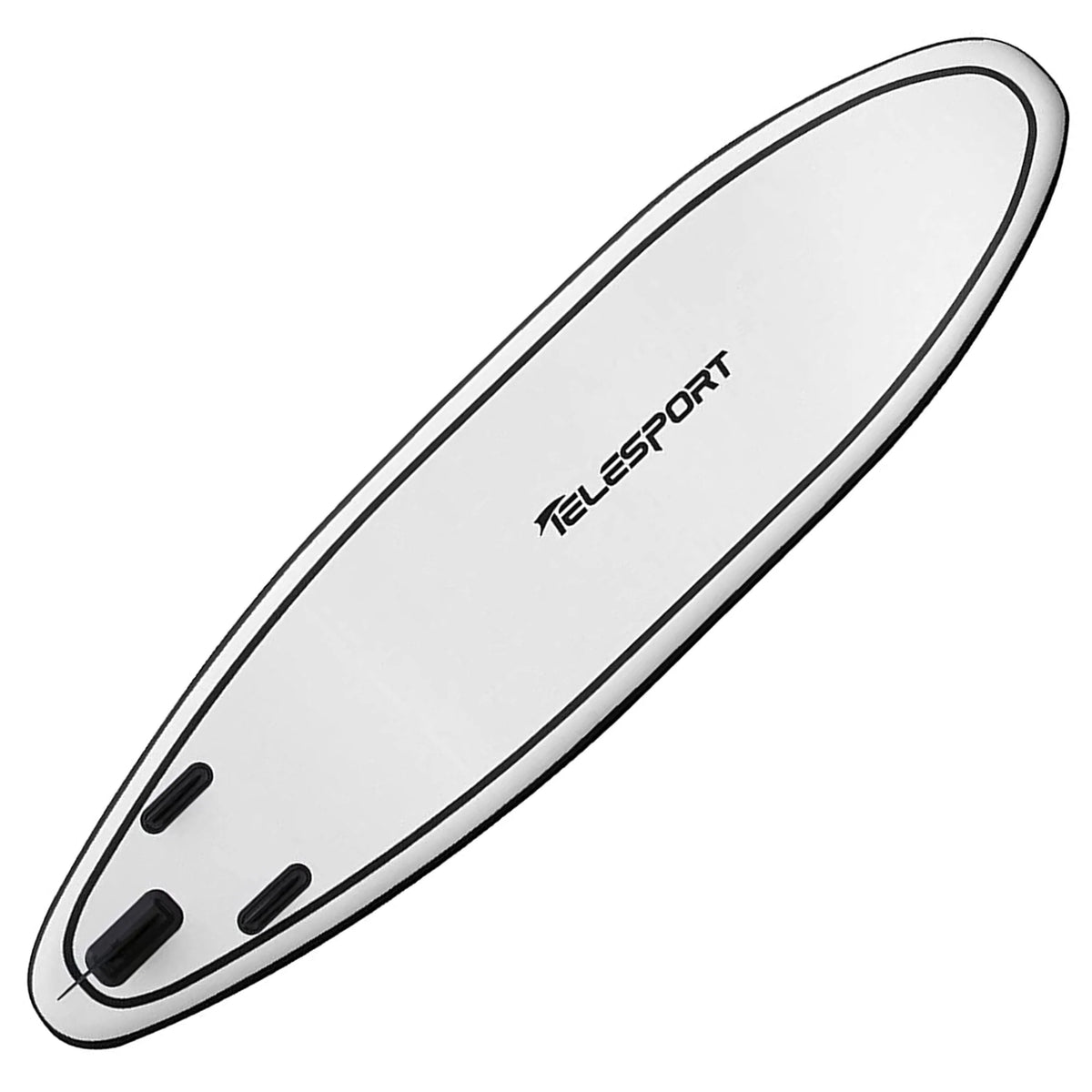 TELESPORT Paddle Boards Inflatable Paddleboard with Accessories, Black