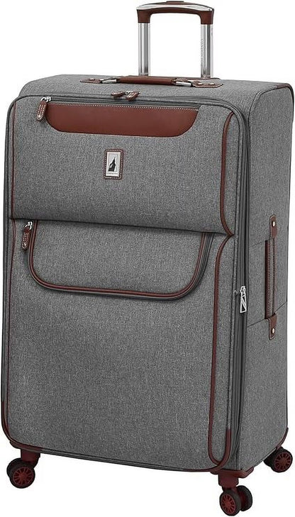 London Fog Westminster Grey 29" Expandable Spinner Upright Luggage