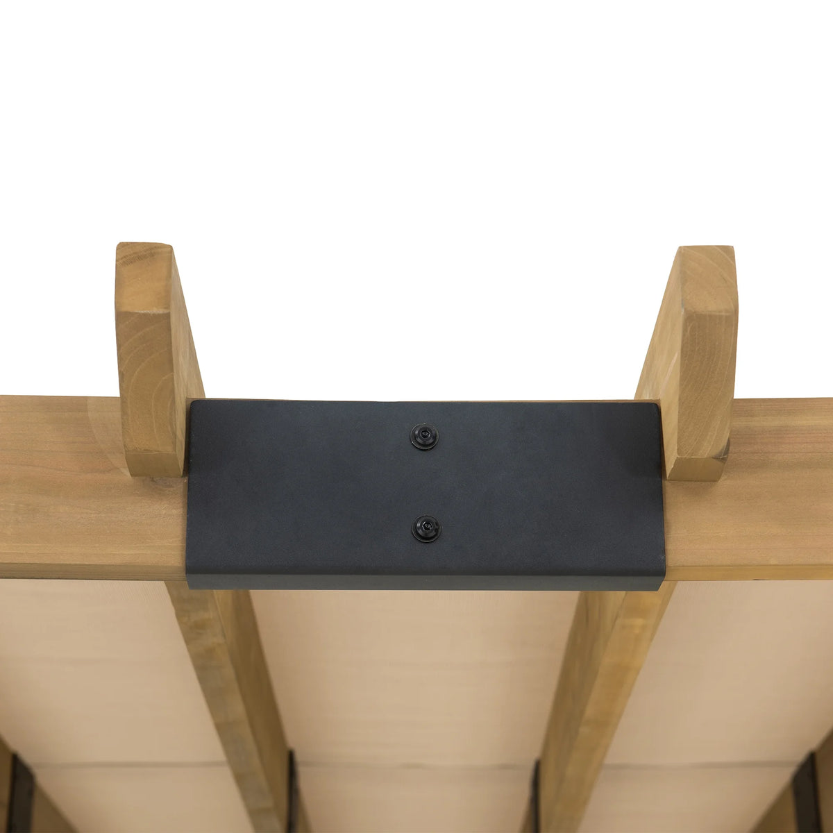 Sunjoy Cedar Pergola 10 x 11 ft. Wooden Hot Tub Pergola with Adjustable Canopy and Privacy Screen