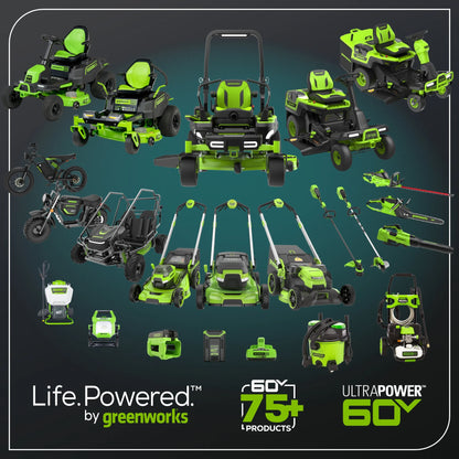 Greenworks 60V 21" Self Propelled Lawn Mower with (1) 8.0 Ah Battery & Rapid Charger 2546402