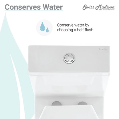 Cache Two-Piece Elongated Toilet Dual-Flush 1.1/1.6 gpf