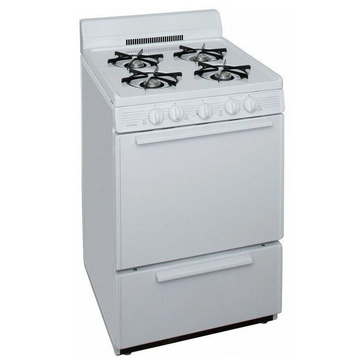 Premier SCK100OP - 24 Inch Freestanding All Gas Range with Open 3 cu. ft. Total Oven Capacity in White