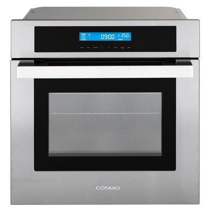 Cosmo 4 Piece Kitchen Appliance Package 30" Electric Cooktop 24" Single Electric Wall Oven 24" Built-In Microwave Drawer & French Door Refrigerator Kitchen Appliance Bundles