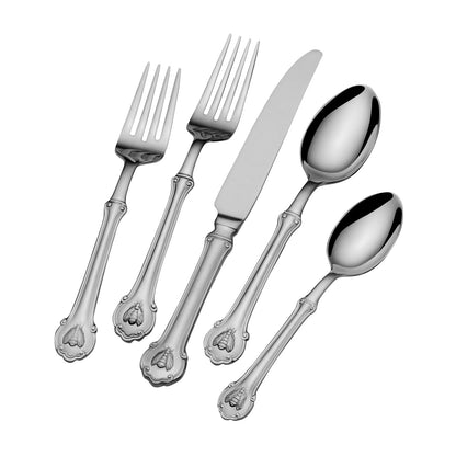 Wallace Napoleon Bee 18/10 Stainless Steel 45-piece Flatware Set
