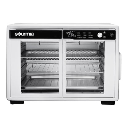 Gourmia 1700W 9-Slice Digital Toaster Oven Air Fryer, 12 Cooking Preset, 35L, Stainless Steel