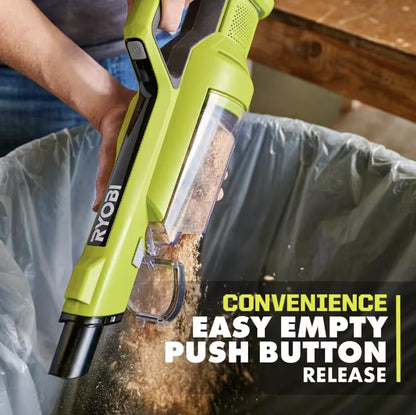 18V Cordless Hand Vacuum With Powered Brush (Tool ) Black Green (PCL700B)
