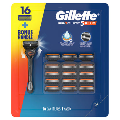 Gillette Proglide Plus Razor Handle and 16 Cartridges