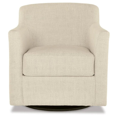Signature Design by Ashley Bradney Beige Swivel Accent Chair