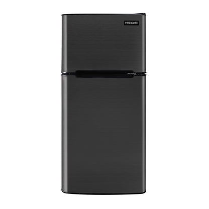 FRIGIDAIRE 4.7 Cu ft Two Door Mini Fridge with Freezer , VCM Stainless Steel