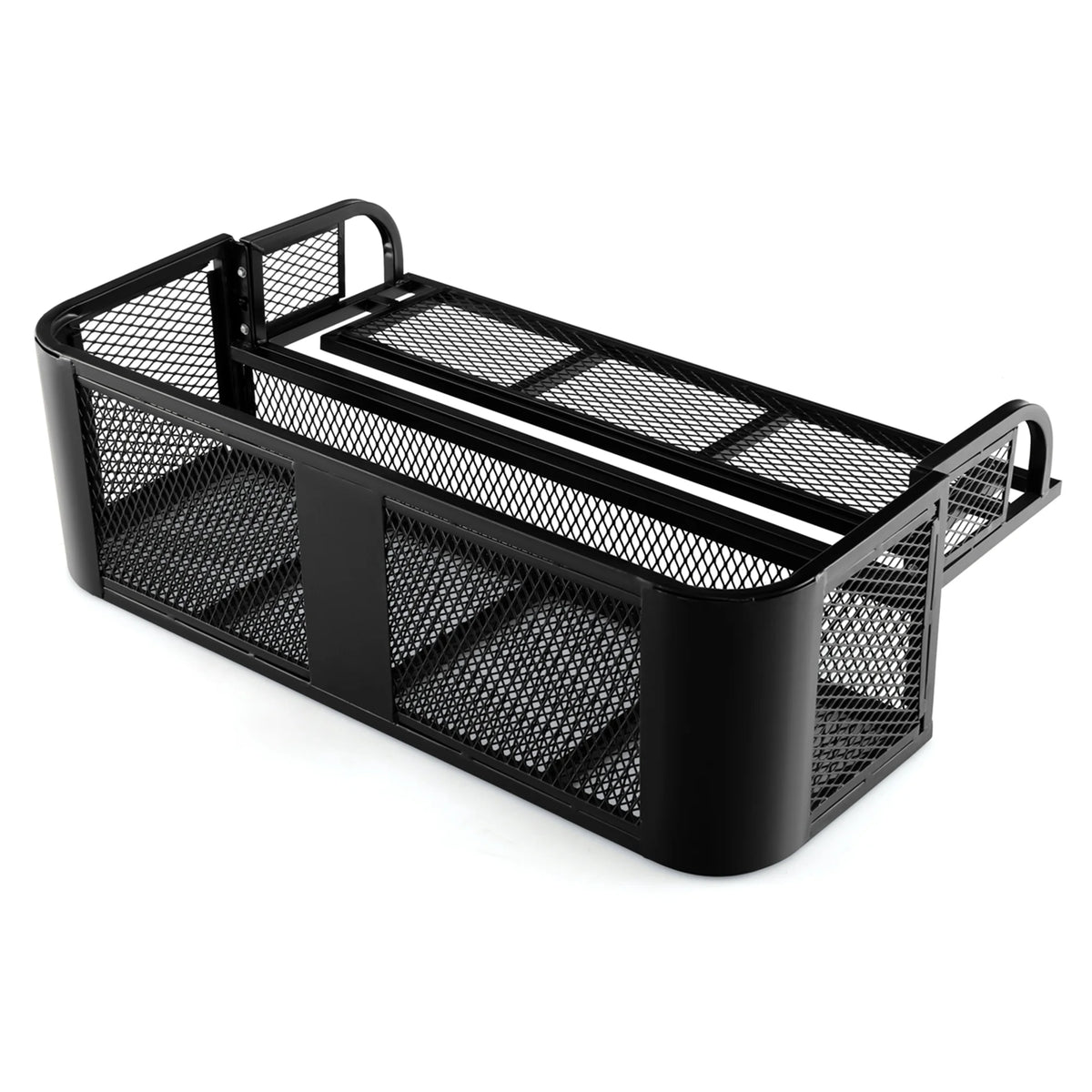 Costway ATV UTV Universal Rear Drop Basket Rack Steel Cargo Hunting