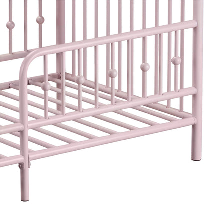 Little Seeds Monarch Hill Ivy Metal Toddler Bed, Gold