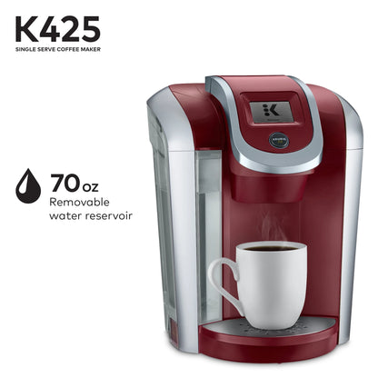 Keurig K425 Single Serve K-Cup Pod Vintage Red Coffee Maker