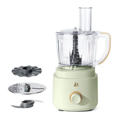 Beautiful 10-Cup Food Processor with Accessories, White Icing by Drew Barrymore
