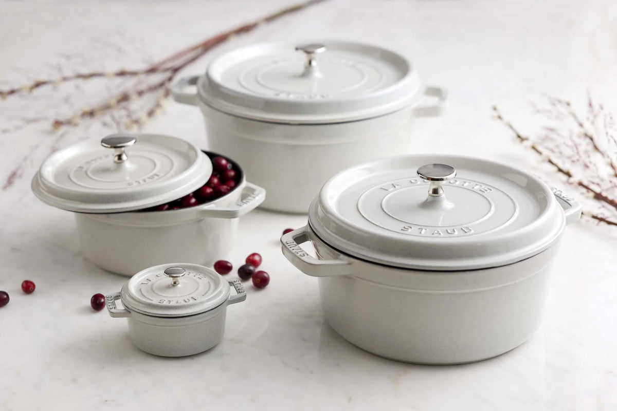 Staub Cast Iron 2.75-qt Round Cocotte - Basil