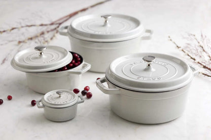 Staub Cast Iron 2.75-qt Round Cocotte - Basil