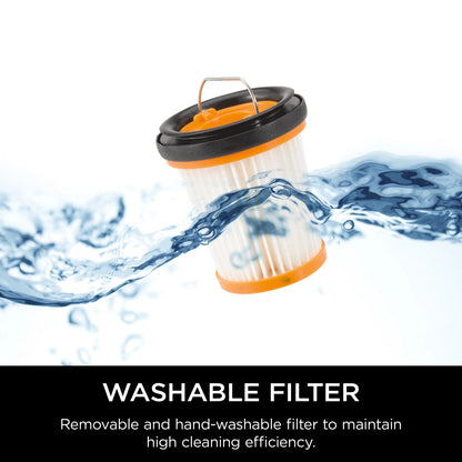 Shark Cordless Handheld Vacuum , Wandvac, for Pet Hair, Carpet & Car, Powerful suction, high speed brushless motor, ultralight weight, with easy emptying and charging dock, WV200, Graphite