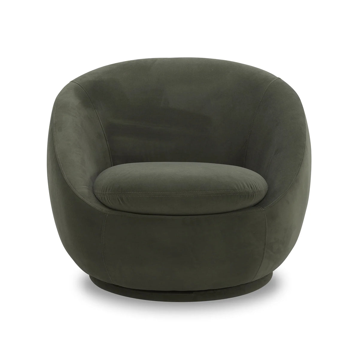 Better Homes & Gardens Mira Swivel Accent Chair, Cream Shearling