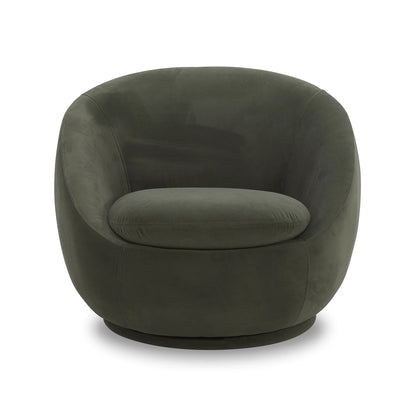 Better Homes & Gardens Mira Swivel Accent Chair, Cream Shearling
