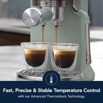 De’Longhi Dedica Duo Espresso Machine, Compact Size with Built in Frother for Latte Art, Brew Espresso, Cold Brew, Lattes & More, Stainless Steel