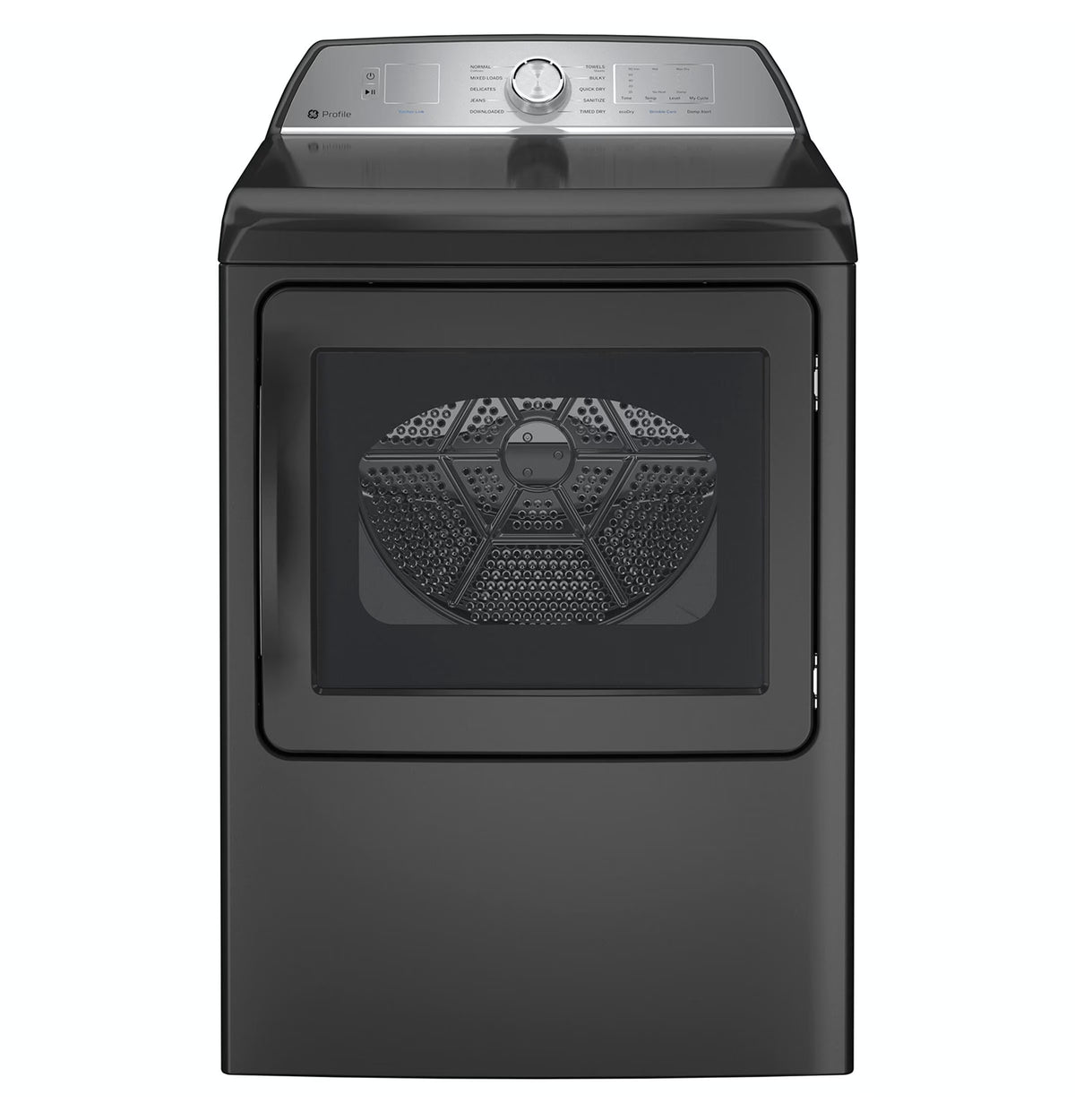 Ge Profile Ptd60ebr 27" Wide 7.4 Cu. Ft. Energy Star Rated Electric Dryer - Diamond Gray