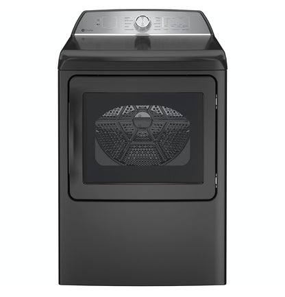 Ge Profile Ptd60ebr 27" Wide 7.4 Cu. Ft. Energy Star Rated Electric Dryer - Diamond Gray