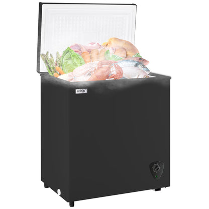 5 Cu ft Freezer, Chest Freezer,Black