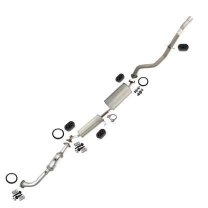 Stainless Steel Complete Exhaust System Kit for 2003-2011 Honda Element 2.4L - Direct Fit