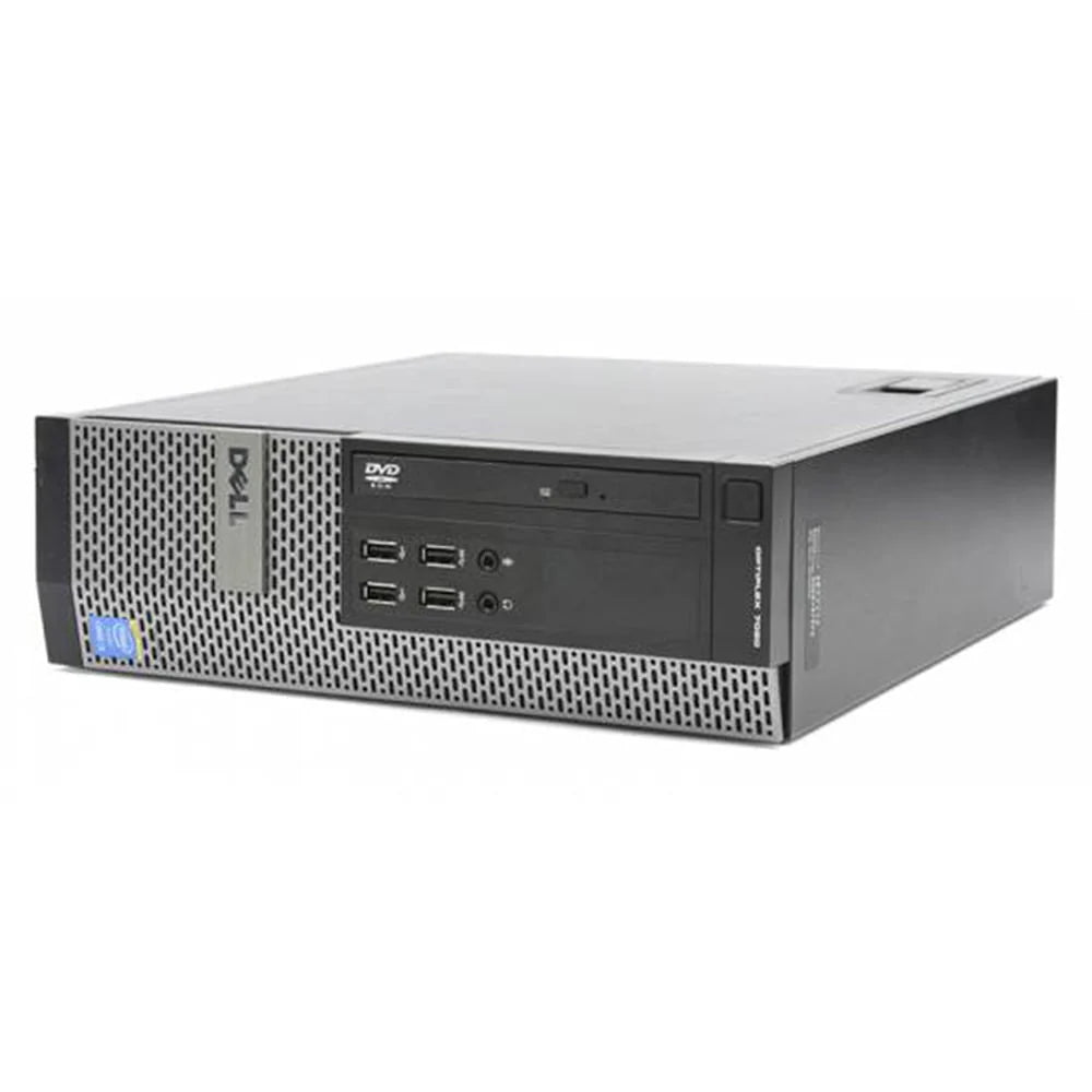 Restored Dell 7020 Desktop Computer Core i3 Processor 8GB Memory 500GB HDD DVD Wi-Fi - Windows 10 PC (Refurbished)