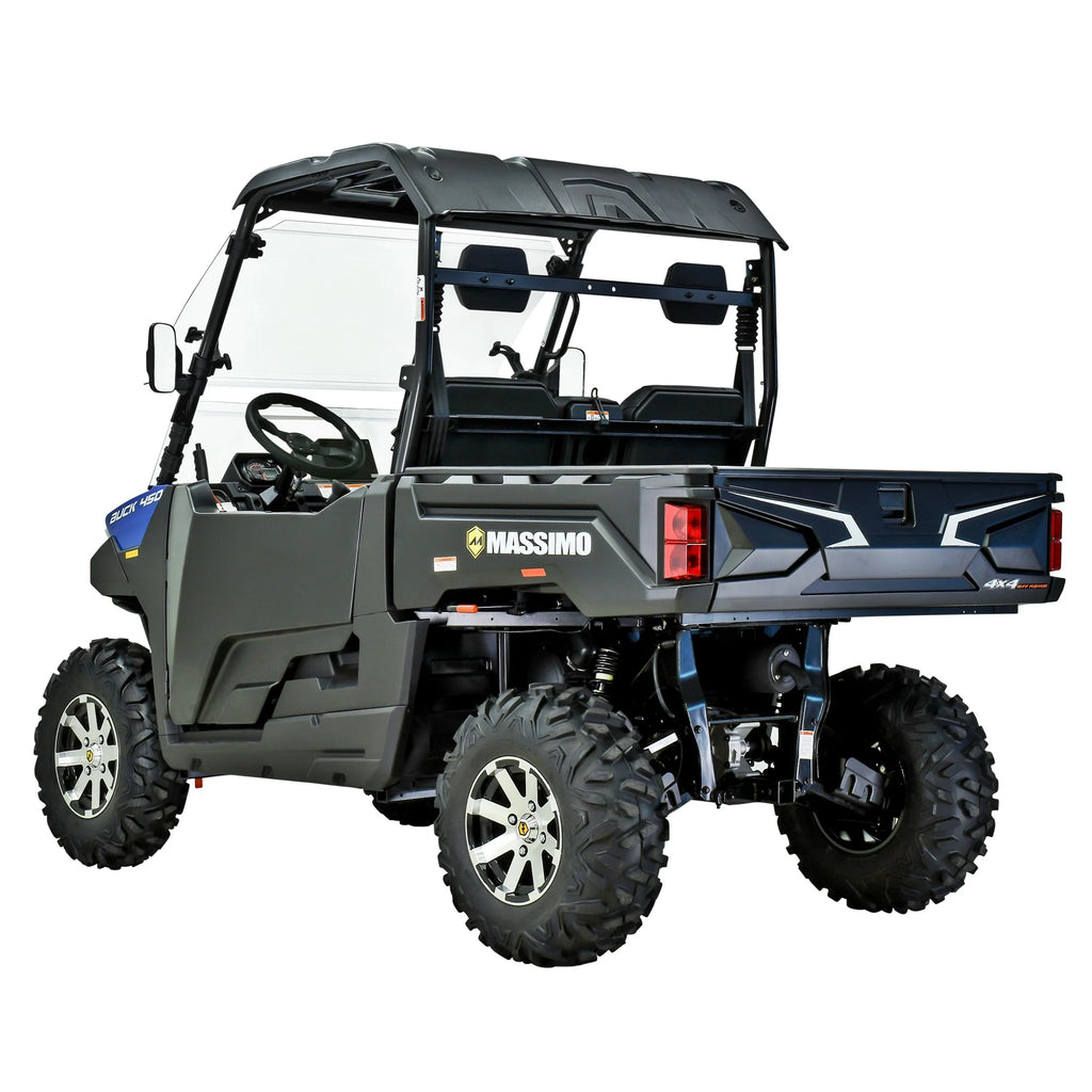 Massimo Buck 450 Side by Side UTV, EFI, 4 Stroke, 325cc, 25.5 HP, 4X4, 3000lb Winch - Red