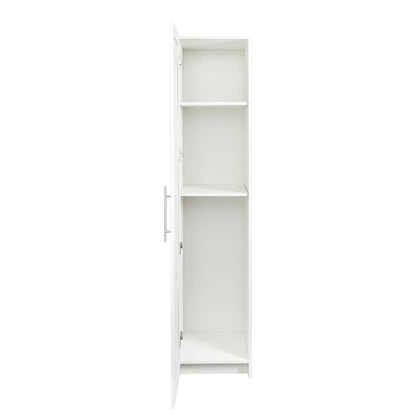 Stackable Wall Cabinet,Hanging Wall Mount Storage Cabinet with Adjustable Shelves and Doors,Sideboard Buffet Cupboard,Console Table,White Wood Finish,11.81 "D x 31.50"W x 29.92 "H