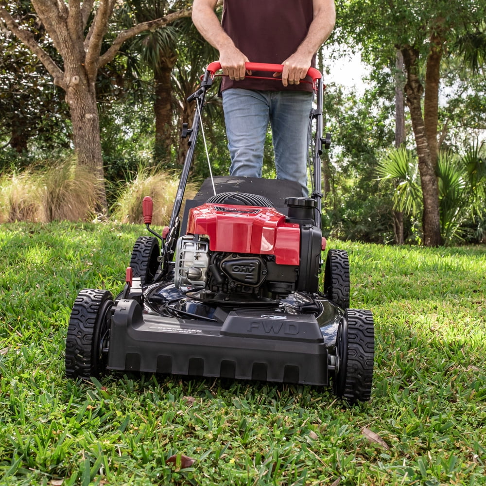 Black Max 21" Self-Propelled Walk-Behind Mower with 150cc 625 Series Briggs and Stratton Engine