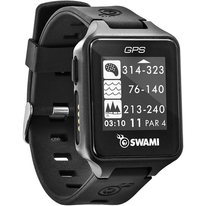 IZZO Golf Swami Golf GPS Watch, with 38,000+ Preloaded Course Maps