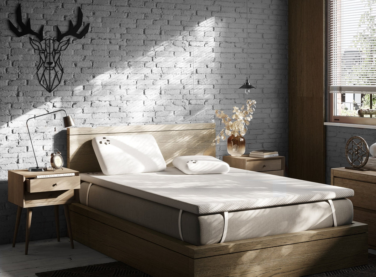 Panda Bamboo 2" Memory Foam Mattress Topper - Queen