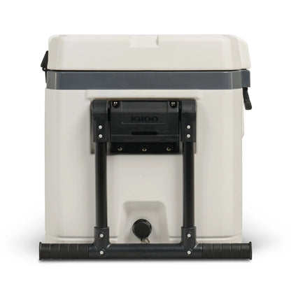 Igloo 72 QT Overland Ice Chest Cooler with Wheels, White