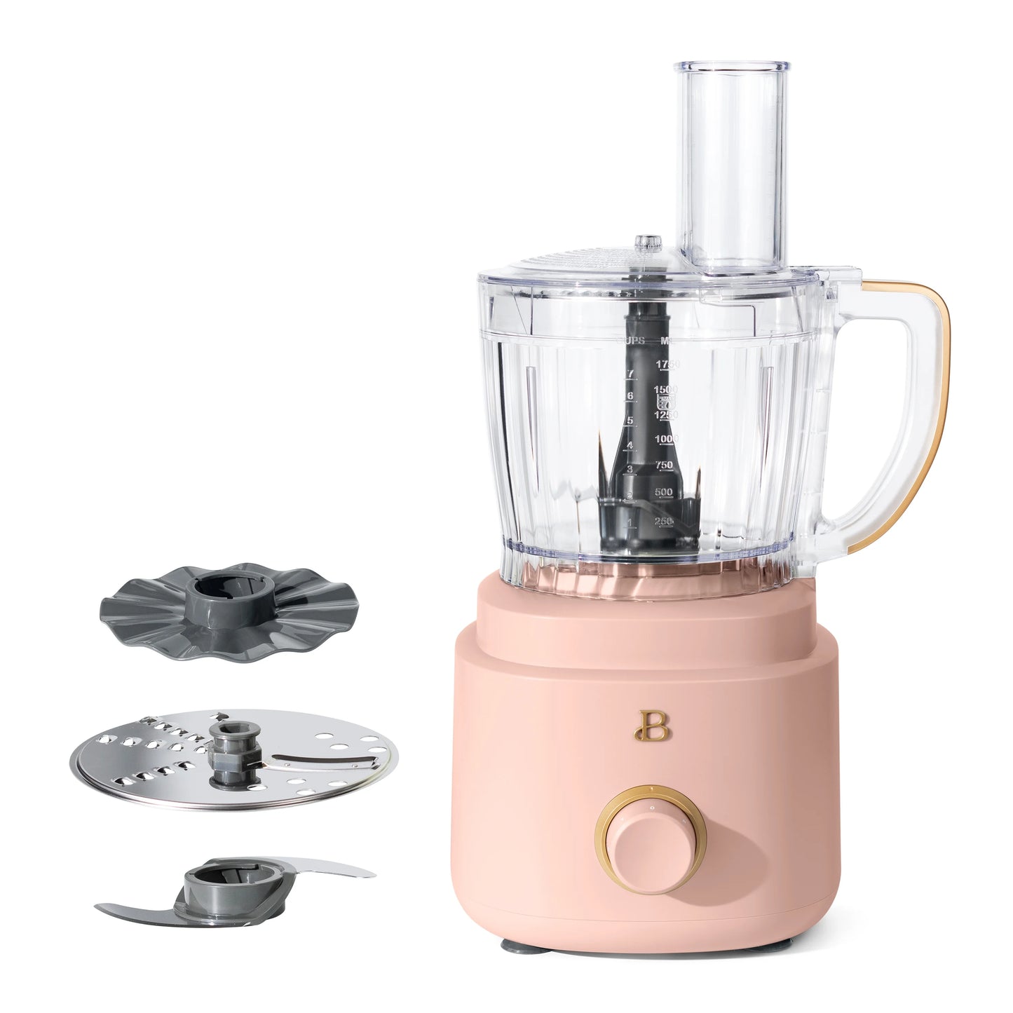 Beautiful 10-Cup Food Processor with Accessories, White Icing by Drew Barrymore