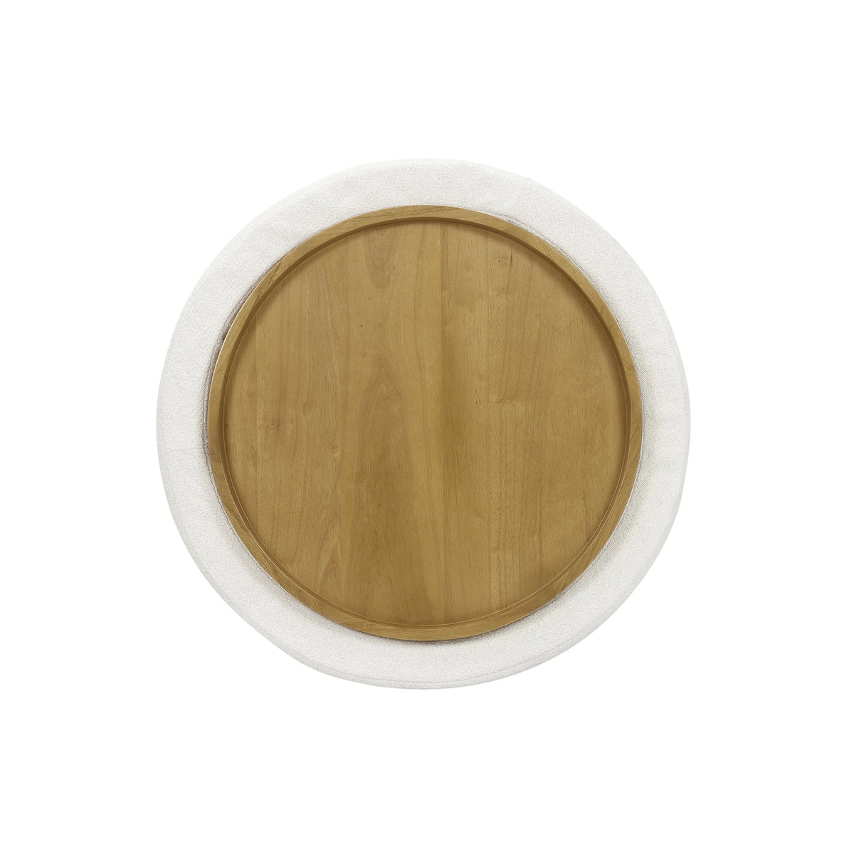 Beautiful Drew Stowaway Coffee Table with Storage by Drew Barrymore, Cream