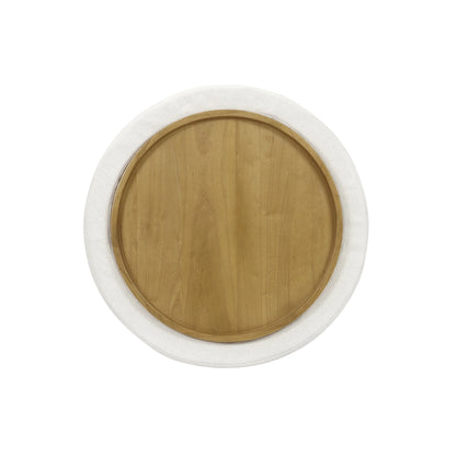 Beautiful Drew Stowaway Coffee Table with Storage by Drew Barrymore, Cream
