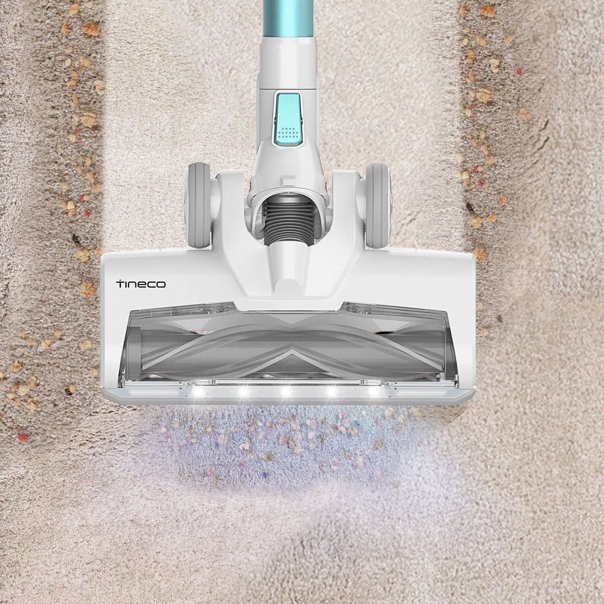 Tineco PWRHERO 11 Cordless Stick Vacuum Cleaner a?? 450W Motor, 120W Suction, 40 Min Runtime, HEPA Filter, LED Brush, Lightweight, Converts to Handheld, for Pet Hair, Carpet & Hard Floors