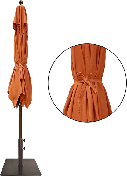 EliteShade Sunumbrella 6x6Ft Square Market Umbrella with Ventilation