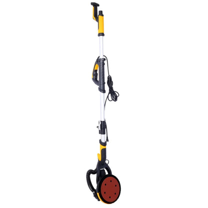 Drywall Sander, 780W Electric Drywall Sander with Vacuum Dust Collection  6.5A Motor Dustless Floor Sander with Variable Speed 900-1800RPM, LED Light, Extendable & Foldable Handle,