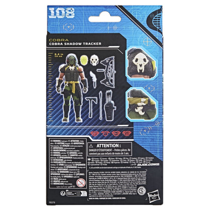G.I. Joe Classified Series Cobra Shadow Tracker, Collectible G.I. Joe Action Figure (6"), 108