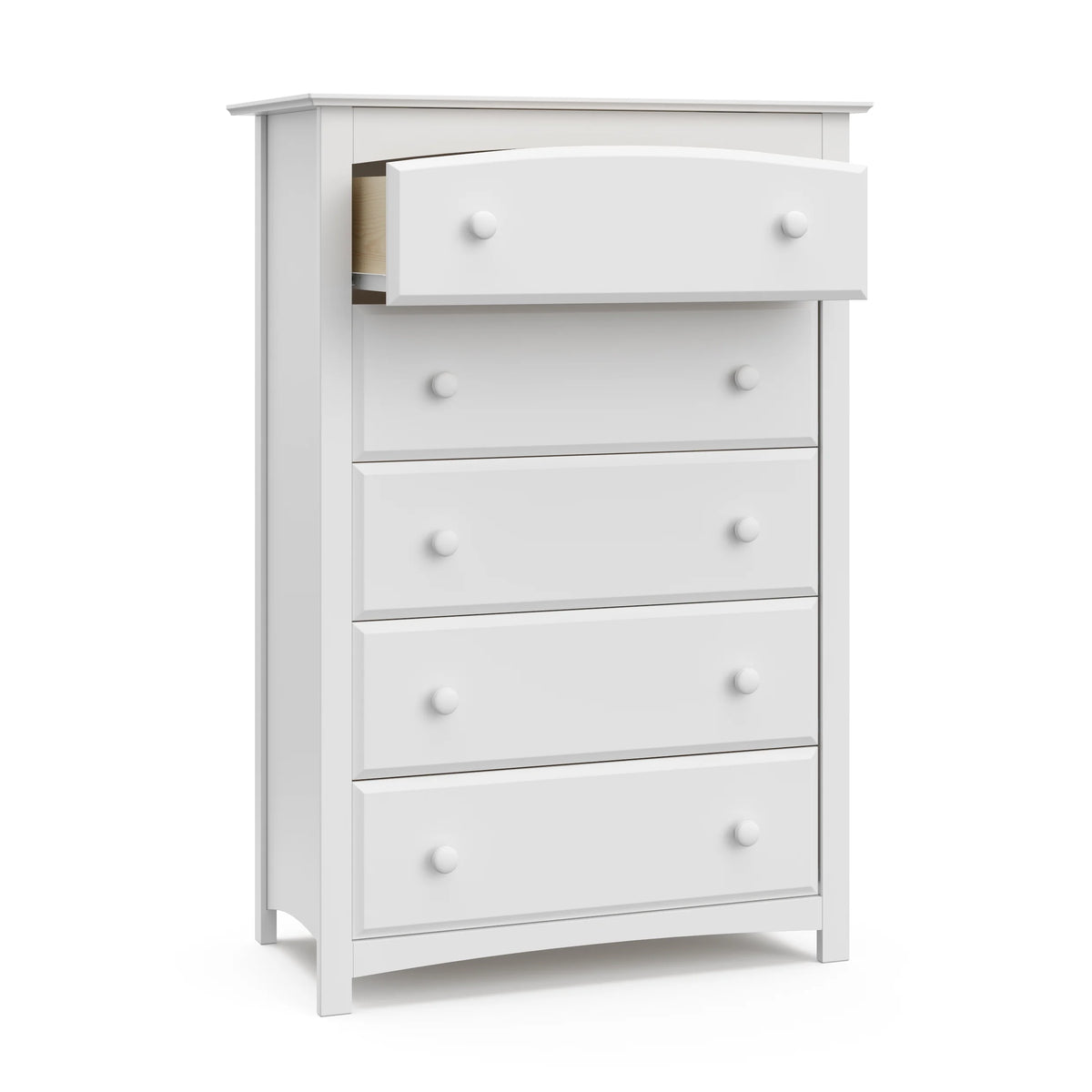 Storkcraft Kenton 5 Drawer Nursery Dresser, Pebble Gray