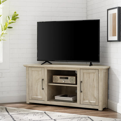 Crosley Furniture Camden 48" Corner Tv Stand Dark Walnut