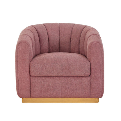 Better Homes & Gardens Lillian Accent Swivel Chair, Cream Linen