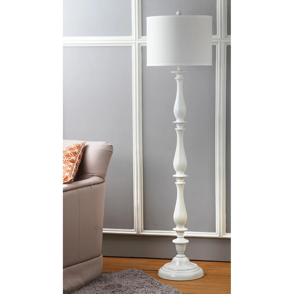 SAFAVIEH Bessie 62 in. H Solid Classic Candlestick Floor Lamp