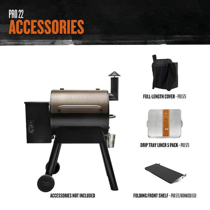 Pro Series 22 Pellet Grill in Bronze